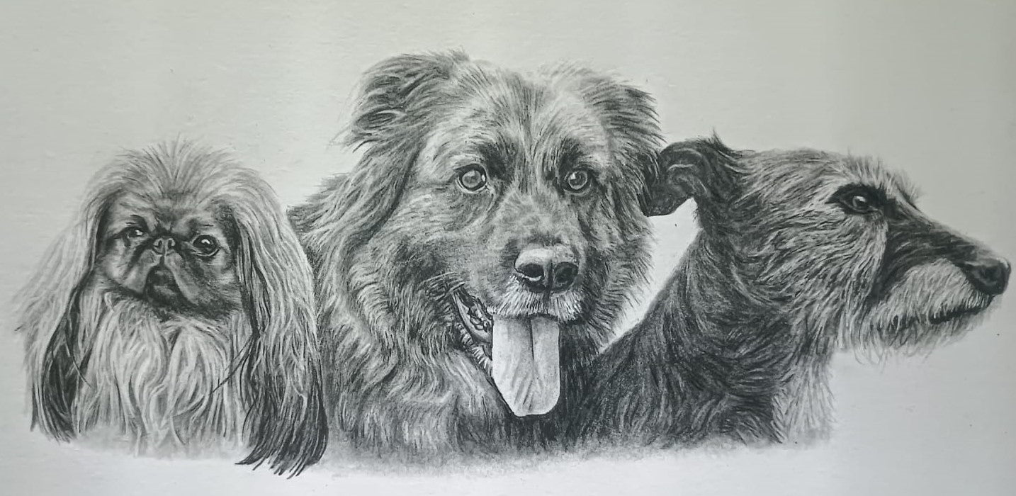 A4 (210 x 297mm) pet portrait